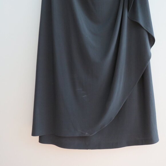 ALEX EVENINGS Gray Silver Sequin Ruched Maxi Evening Dress Gown - Size US 16W - Picture 9 of 15